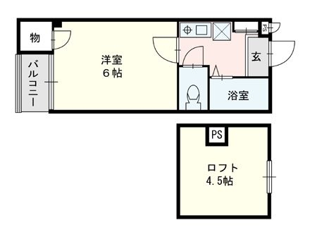 ルミエール博多駅前302号室-間取り