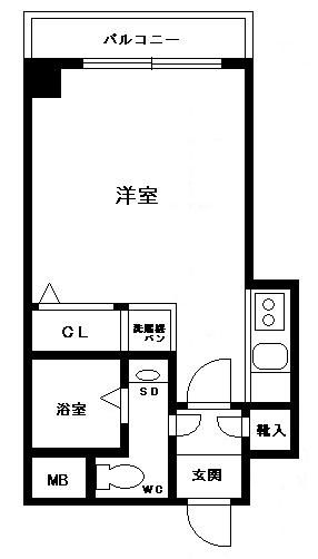 703号室-間取り