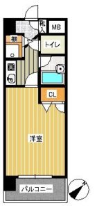 ライオンズプラザ博多駅南 - 所在階***階の間取り図 2916