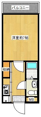 アルティ博多駅南 - 所在階***階の間取り図 2919