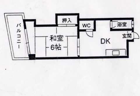 美野和ビル402号室-間取り