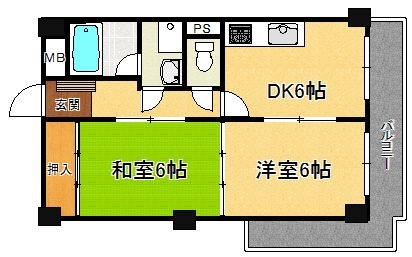 ロマネスク赤坂902号室-間取り