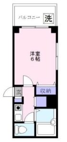 サンシティ荒戸 - 所在階 の間取り図