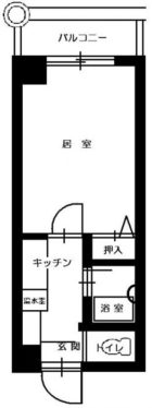 ルエ・メゾンロワール西公園III1号館 - 所在階 の間取り図