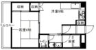 ワコウハイツ - 所在階 の間取り図