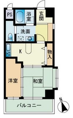 パークサイドI・B310号室-間取り