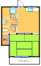 三公ビル - 所在階 の間取り図