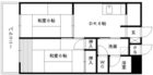 西公園ハイツ - 所在階 の間取り図