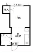 TENJIN ARK五番館 - 所在階 の間取り図