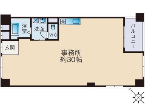 博多ニッコーハイツ204号室-間取り