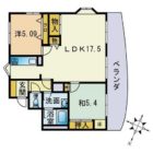 アンバサダー大濠 - 所在階 の間取り図