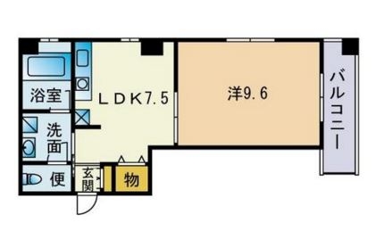 ベイサージュ大手門903号室-間取り