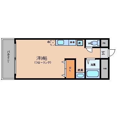 スペーステック博多I203号室-間取り