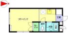 フィルコート唐人 - 所在階 の間取り図