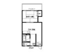 東雲ビル - 所在階3階の間取り図 3045