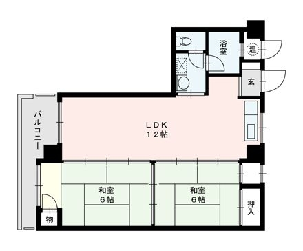 センターいずみビル904号室-間取り