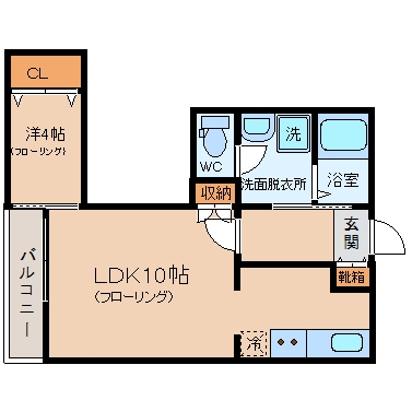 スマイラックス吉塚1203号室-間取り