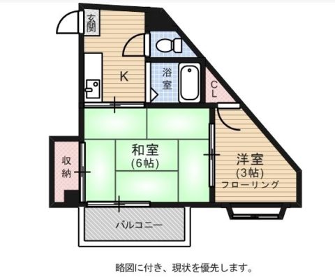 メゾン・ハツセ305号室-間取り