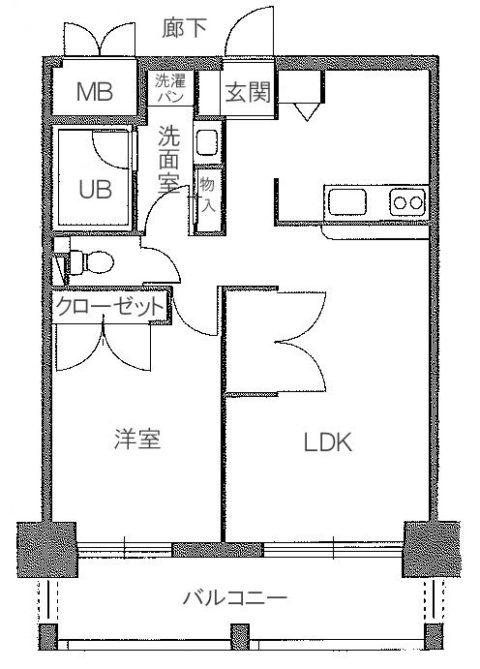 アビターレ薬院南1003号室-間取り