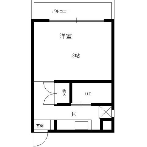 141ビル405号室-間取り