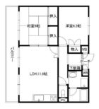 ダイアパレス平尾第2 - 所在階 の間取り図