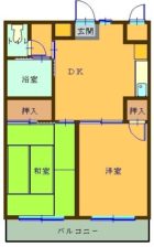 エテルナ小笹 - 所在階 の間取り図