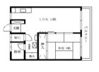 小笹カステリアC棟 - 所在階1階の間取り図 3098