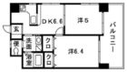 ニッセイ・ディーセント小笹 - 所在階 の間取り図