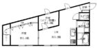 カーサ・フェルマータ - 所在階 の間取り図