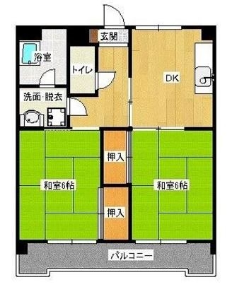 吉弘ビル506号室-間取り