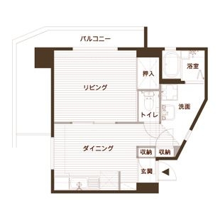 新高砂マンション604号室-間取り