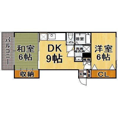 第2小林ビル201号室-間取り