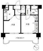 ステイツ天神 - 所在階 の間取り図