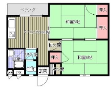 志のぶビル401号室-間取り