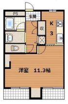 ジュネスTomachi - 所在階 の間取り図