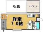 サンライズ大濠 - 所在階 の間取り図