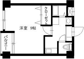 クレイアート小笹403号室-間取り