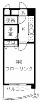 ピエモンテ大濠 - 所在階 の間取り図