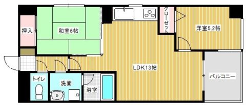 プラムビレッジHIRO402号室-間取り