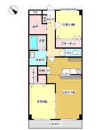 グリーンハイツ輝国 - 所在階***階の間取り図 3201