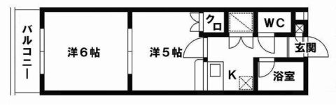 ジュネス輝国103号室-間取り