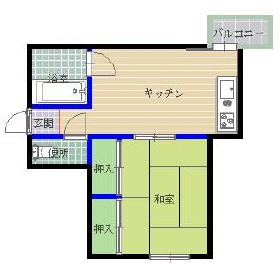 T・Rマンション高砂601号室-間取り