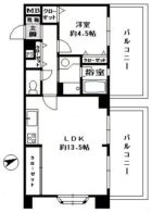 ライオンズマンション桜坂第3 - 所在階 の間取り図