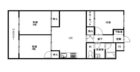 中作大観ハイツ - 所在階 の間取り図