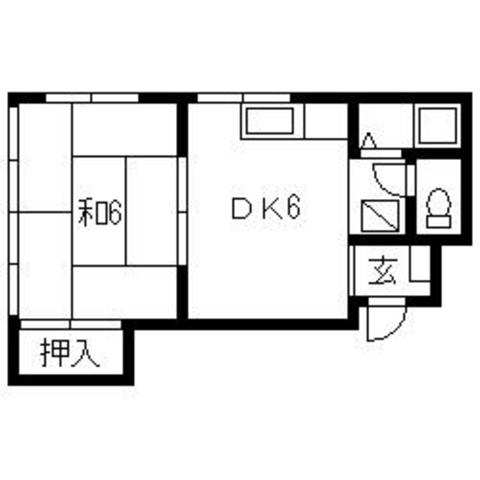 辻ビル305号室-間取り