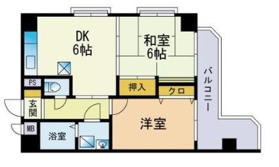 セレス空港東702号室-間取り