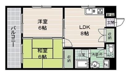 速水ビル203号室-間取り