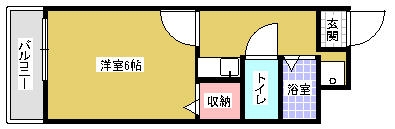 サクラメント号室-間取り