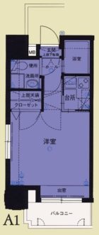 エステートモア平尾パージュ - 所在階 の間取り図