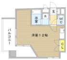 ロマネスク渡辺通り - 所在階 の間取り図